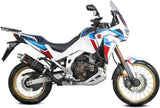 Tubo De Escape Con Homologación Acústica Dakar Acero Negro - Mivv Compatible Con Honda Crf 1100 L Africa Twin (2020-2023)