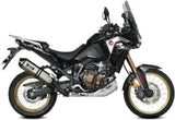 Tubo De Escape Con Homologación Acústica Speed Edge Acero Carbono - Mivv Compatible Con Honda Crf 1100 L Africa Twin (2020-2023)