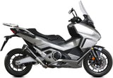 Tubo De Escape Con Homologación Acústica Delta Race Acero Negro Carbono - Mivv Compatible Con Honda Forza 750 (2021-2024)