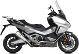 Tubo De Escape Con Homologación Acústica Delta Race Acero Carbono - Mivv Compatible Con Honda Forza 750 (2021-2024)