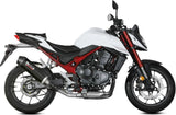 Tubo De Escape Con Homologación Acústica Oval Carbono Carbono - Mivv Compatible Con Honda Cb 750 Hornet (2023-2024)
