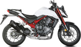 Sistema De Escape Completo Sin Catalizador Y Con Homologación Acústica Delta Race Carbono Carbono - Mivv Compatible Con Honda Cb 750 Hornet (2023-2024)