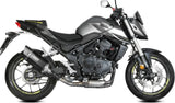 Tubo De Escape Con Homologación Acústica Sr-1 Acero Negro - Mivv Compatible Con Honda Cb 750 Hornet (2023-2024)