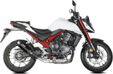 Sistema De Escape Completo Sin Catalizador Y Con Homologación Acústica Gppro Acero Negro - Mivv Compatible Con Honda Cb 750 Hornet (2023-2024)