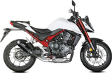 Tubo De Escape Con Homologación Acústica Gppro Acero Negro - Mivv Compatible Con Honda Cb 750 Hornet (2023-2024)