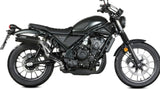Exhaust Tip With Noise Certification Hr-1 Steel Black - Mivv Compatible With Honda Cl 500 (2023-2024)