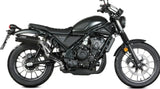 Tubo De Escape Con Homologación Acústica Hr-1 Acero Negro - Mivv Compatible Con Honda Cl 500 (2023-2024)
