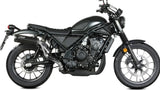 Tubo De Escape Con Homologación Acústica Hr-1 Acero Negro Carbono - Mivv Compatible Con Honda Cl 500 (2023-2024)