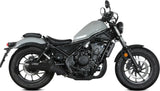 Tubo De Escape Con Homologación Acústica Hr-1 Acero Negro Carbono - Mivv Compatible Con Honda Cmx 500 Rebel (2022-2024)