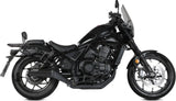 Tubo De Escape Con Homologación Acústica Hr-1 Acero Negro - Mivv Compatible Con Honda Cmx 1100 Rebel (2022-2024)