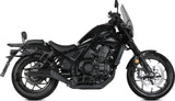 Tubo De Escape Con Homologación Acústica Hr-1 Acero Negro Carbono - Mivv Compatible Con Honda Cmx 1100 Rebel (2022-2024)