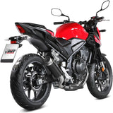 Tubo De Escape Con Homologación Acústica Gppro Carbono - Mivv Compatible Con Honda Cb 500 Hornet (2024)