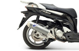 Tubo De Escape Con Homologación Acústica Round Poppy - Termignoni Compatible Con Honda Sh 300 (2007-2019)