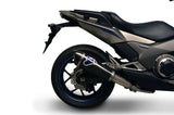 Tubo De Escape Con Homologación Acústica Conical Carbono Copa Carbono - Termignoni Compatible Con Honda Nc 700 S - X - D (2012-2018)