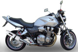 Tubo De Escape Con Homologación Acústica Albus Ceramic Aluminio Blanco - Gpr Compatible Con Honda Cb 1300 (2003-2012)