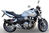 Tubo De Escape Con Homologación Acústica Furore Aluminio Negro - Gpr Compatible Con Honda Cb 1300 (2003-2012)