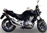 Tubo De Escape Con Homologación Acústica Furore Aluminio Negro - Gpr Compatible Con Honda Cbf 500 (2004-2007)