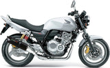 Tubo De Escape Con Homologación Acústica Furore Aluminio Negro - Gpr Compatible Con Honda Cb 400 (1990-2007)