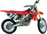 Escape Doble Con Homologación Acústica Albus Ceramic Aluminio Blanco - Gpr Compatible Con Honda Crf 250 R (2006-2009)