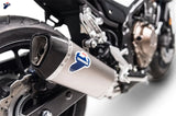 Tubo De Escape Con Homologación Acústica Force Titano Copa Carbono - Termignoni Compatible Con Honda Cbr 500 F - R - X (2017-2020)