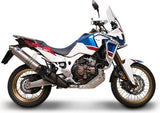 Tubo De Escape Con Homologación Acústica Relevance Titano - Termignoni Compatible Con Honda Crf 1000 L Africa Twin (2018-2019)