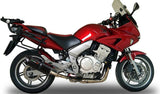 Escape Doble Con Homologación Acústica Furore Aluminio Negro - Gpr Compatible Con Honda Cbf 1000 - St (2006-2009)