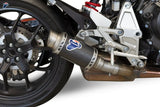Tubo De Escape Sin Homologación Acústica Gp Carbono - Termignoni Compatible Con Honda Cb 1000 R (2018-2020)