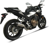 Tubo De Escape Sin Homologación Acústica Relevance Titano Copa Carbono - Termignoni Compatible Con Honda Cb 500 F - R - X My19 (2019-2020)