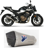Tubo De Escape Sin Homologación Acústica Relevance Titano Copa Carbono - Termignoni Compatible Con Honda Cb 500 F - R - X My19 (2019-2020)