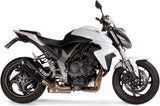 Tubo De Escape Con Homologación Acústica Furore Aluminio Negro - Gpr Compatible Con Honda Cb 1000 R (2008-2014)