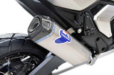 Tubo De Escape Con Homologación Acústica Scream Titano Copa Carbono - Termignoni Compatible Con Honda X-Adv 750 (2021-2024)