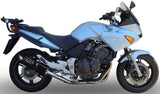 Sistema De Escape Completo Con Catalizador Y Homologación Acústica Furore Aluminio Negro - Gpr Compatible Con Honda Cbf 600 S Ie (2007-2012)