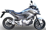 Tubo De Escape Con Homologación Acústica Albus Ceramic Aluminio Blanco - Gpr Compatible Con Honda Nc 700 X - S Dct (2012-2013)