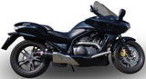 Tubo De Escape Con Homologación Acústica Furore Aluminio Negro - Gpr Compatible Con Honda Dn-01 680 (2008-2010)