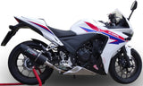 Tubo De Escape Sin Homologación Acústica Furore Aluminio Negro - Gpr Compatible Con Honda Cbr 500 R (2012-2018)