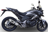 Tubo De Escape Con Homologación Acústica Albus Ceramic Aluminio Blanco - Gpr Compatible Con Honda Nc 750 X - S Dct (2014-2015)