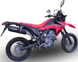 Complete Catalytic Exhaust System With Sound Certification Furore Aluminium Black - Gpr Compatible With Honda Crf 250 M (2013-2016)