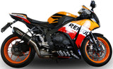 Tubo De Escape Con Homologación Acústica Furore Aluminio Negro - Gpr Compatible Con Honda Cbr 1000 Rr (2014-2016)