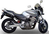 Escape Doble Con Homologación Acústica Furore Aluminio Negro - Gpr Compatible Con Honda Hornet 900 (2002-2005)