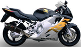 Tubo De Escape Con Homologación Acústica Furore Aluminio Negro - Gpr Compatible Con Honda Cbr 600 F (1991-1998)