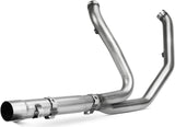 Non-Catalytic Exhaust Manifolds Stainless Steel - Mivv Compatible With Harley-Davidson Cvo Street Limited (2017-2018)
