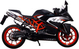 Exhaust Tip Without Sound Certification Deeptone Stainless Steel - Gpr Compatible With Ktm Rc 125 (2014-2016)
