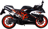 Tubo De Escape Con Catalizador Y Homologación Acústica Furore Aluminio Negro - Gpr Compatible Con Ktm Rc 125 (2014-2016)