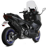 Complete Non-Catalytic Exhaust System With Sound Certification Sr-1 Black Titanium - Mivv Compatible With Yamaha T-Max 560 (2025-2026)