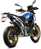 Exhaust Tip With Noise Certification Dakar Steel Black - Mivv Compatible With Bmw F 900 Gs (2024-2026)