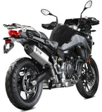 Exhaust Tip With Noise Certification Speed Edge Stainless Steel - Mivv Compatible With Bmw F 800 Gs (2024-2026)