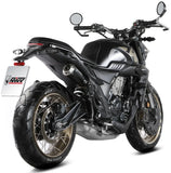 Exhaust Tip With Noise Certification X-M1 Steel Black - Mivv Compatible With Zontes Zt 350 Gk (2022-2026)