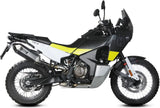 Tubo De Escape Con Homologación Acústica Speed Edge Acero Negro Carbono - Mivv Compatible Con Husqvarna Norden 901 (2022-2024)