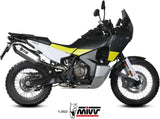 Tubo De Escape Con Homologación Acústica Speed Edge Acero Carbono - Mivv Compatible Con Husqvarna Norden 901 (2022-2024)