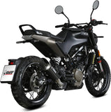 Tubo De Escape Sin Catalizador Y Sin Homologación Acústica Mk3 Carbono - Mivv Compatible Con Husqvarna Vitpilen 401 (2021-2023)